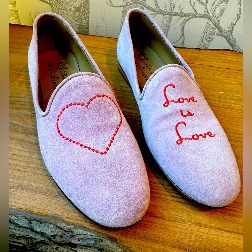 Del Toro Pink Loafers Size 7.5